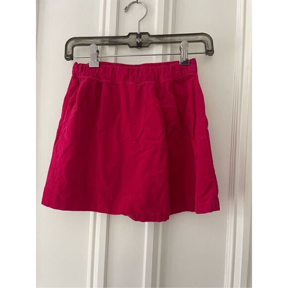 Gymboree dark pink corduroy skirt with colorful buttons 12 - Picture 2 of 3